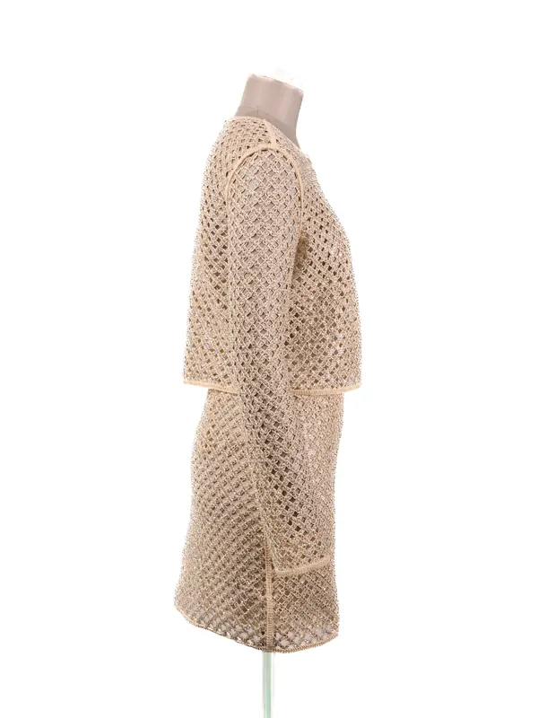Ivory Crochet Two-piece Set — side view