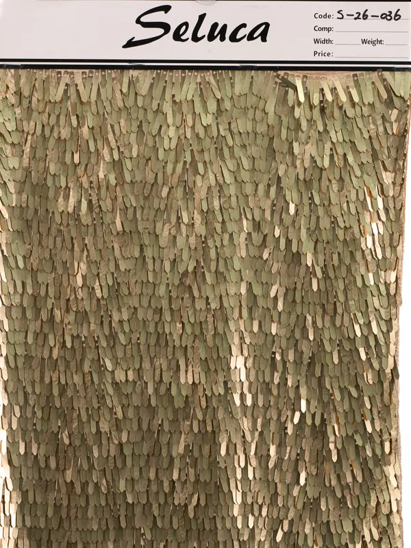 Antique Gold Paillette Swatch — swatch view